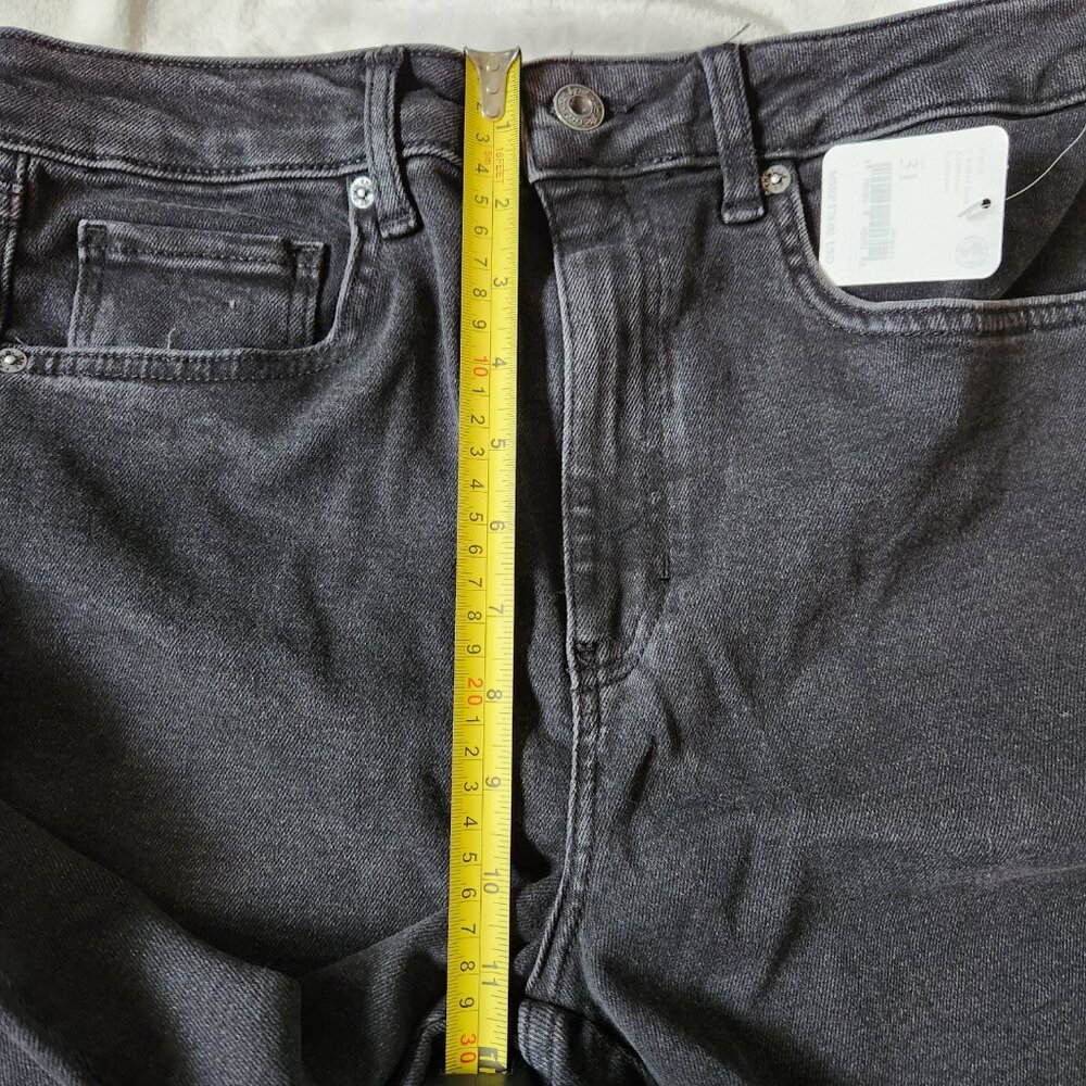 Free People We the Free Raw High-Rise Jegging, Washed Black, 31 NWT - Picture 4 of 8